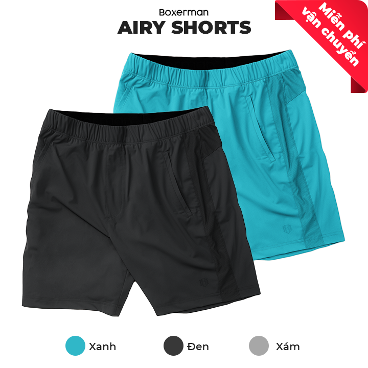 Combo 2 Quần mặc nhà AIRY SHORTS thoáng khí tiện dụng