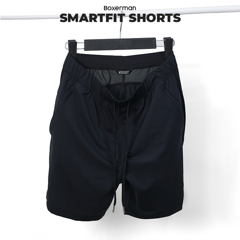 Combo 2 Quần thun ngắn đa năng Smartfit Shorts tiện lợi nam tính