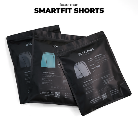 Combo 2 Quần thun ngắn đa năng Smartfit Shorts tiện lợi nam tính