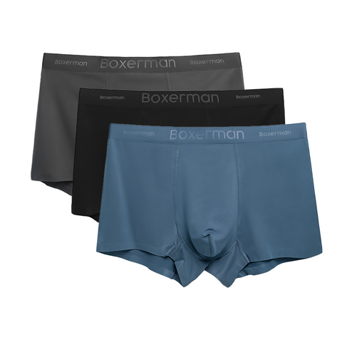 Combo 3 quần lót Boxer nam NATURAL gỗ sồi mềm mại