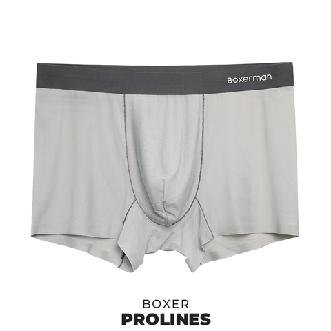Combo 10 quần lót Boxer nam PROLINES lụa băng mạnh mẽ - Tặng 2 quần - Tặng túi giặt