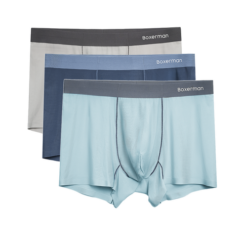 Combo 3 quần lót Boxer nam PROLINES lụa băng mạnh mẽ