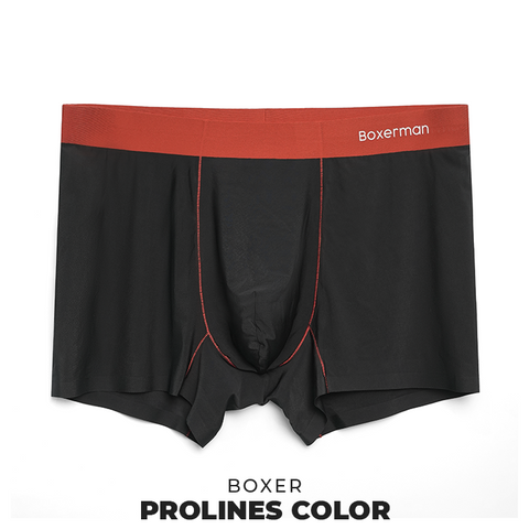 Quần lót Boxer nam PROLINES COLOR lụa băng mạnh mẽ