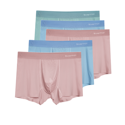 Combo 5 quần lót Boxer nam PROFIT COLOR lụa băng mát lạnh