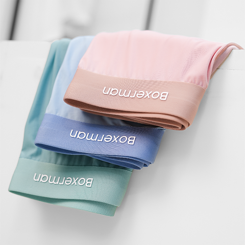 Combo 5 quần lót Boxer nam PROFIT COLOR lụa băng mát lạnh