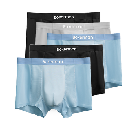 Combo 5 quần lót Boxer nam PROMESH thoáng khí vượt trội - Tặng thêm 1 quần