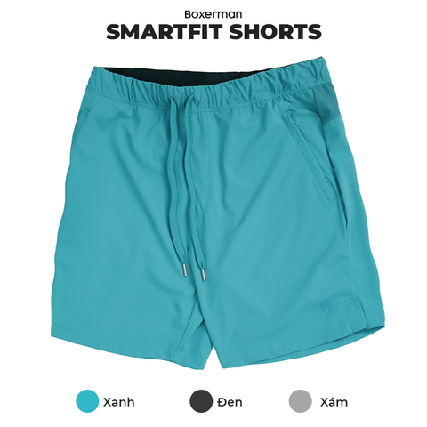 Combo 2 Quần thun ngắn đa năng Smartfit Shorts tiện lợi nam tính