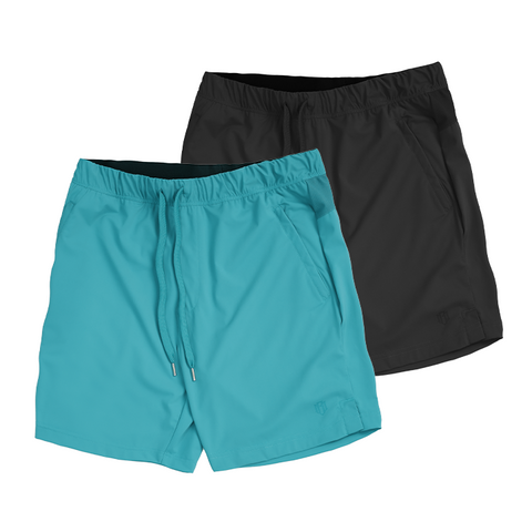 Combo 2 Quần thun ngắn đa năng Smartfit Shorts tiện lợi nam tính