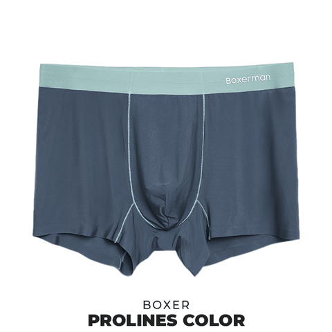 Combo 3 quần lót Boxer nam PROLINES COLOR lụa băng mạnh mẽ - Boxerman.vn