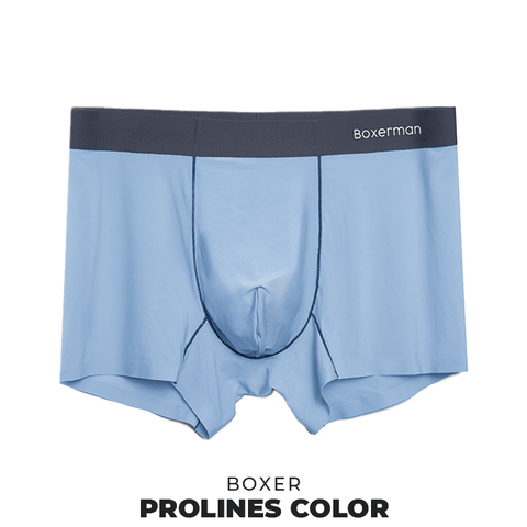 Combo 3 quần lót Boxer nam PROLINES COLOR lụa băng mạnh mẽ - Boxerman.vn