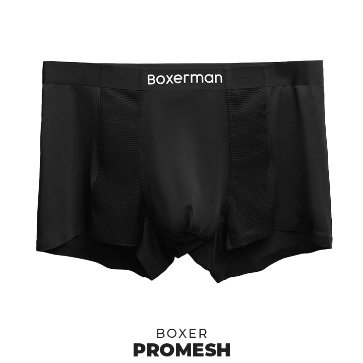 Combo 3 quần lót Boxer nam PROMESH thoáng khí vượt trội - Boxerman.vn