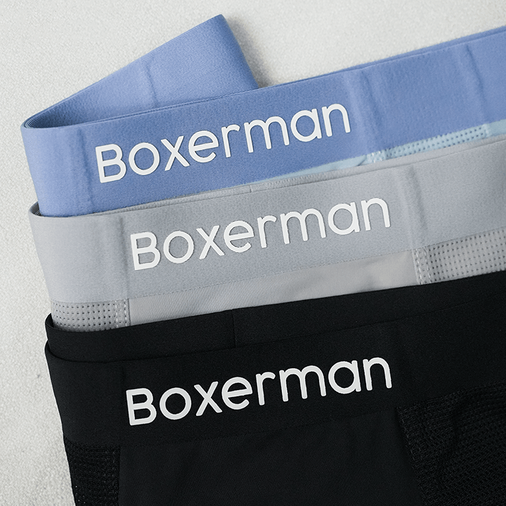 Combo 3 quần lót Boxer nam PROMESH thoáng khí vượt trội - Boxerman.vn