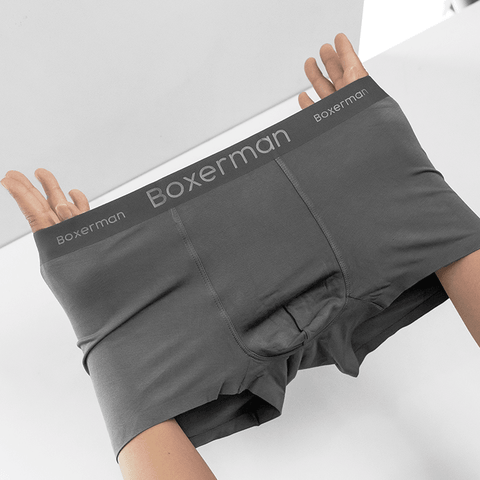 Combo 5 quần lót Boxer nam NATURAL gỗ sồi mềm mại - Tặng 1 quần - Boxerman.vn