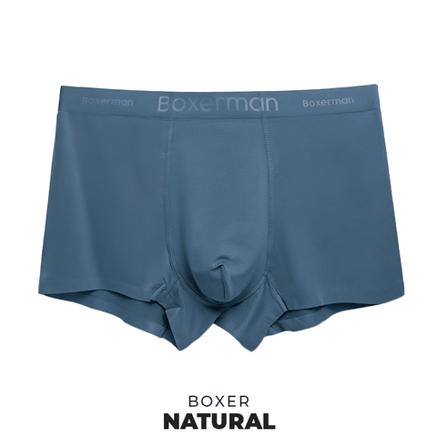 Combo 5 quần lót Boxer nam NATURAL gỗ sồi mềm mại - Tặng 1 quần - Boxerman.vn