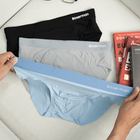 Combo 7 quần lót Tam Giác nam SLIP thun lạnh - Boxerman.vn