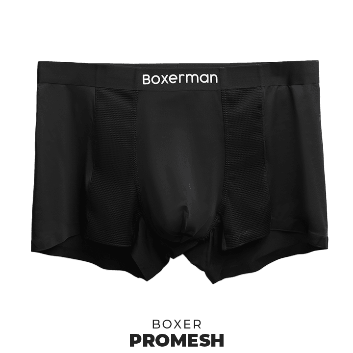 Quần lót Boxer nam PROMESH thoáng khí vượt trội - Boxerman.vn